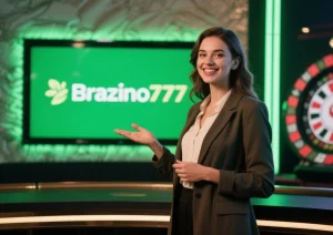 Presentadora Brazino777 verde